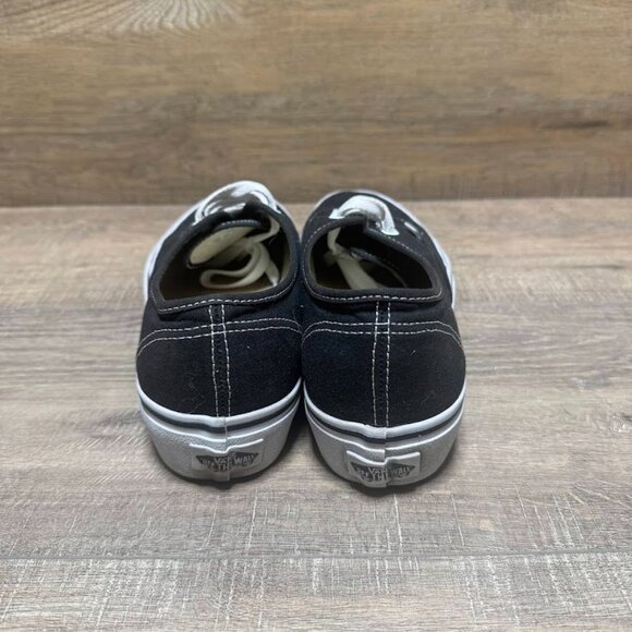 Vans Authentic Stackform Off The Wall Black Canvas Sneakers Women's Size 8 - Picture 3 of 7